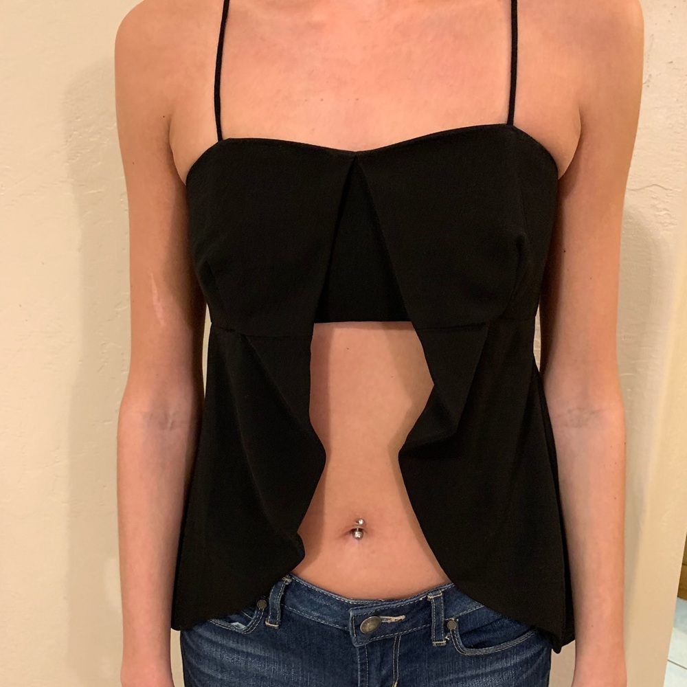 Black tank top